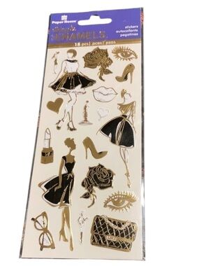 Paper house stickers 18 pc
